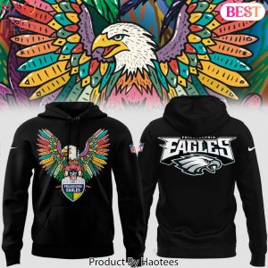 2024 Philadelphia Eagles Design Hoodie – Black