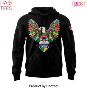 2024 Philadelphia Eagles Design Hoodie – Black