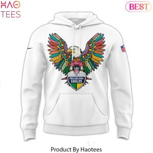 2024 Philadelphia Eagles Design Hoodie – White