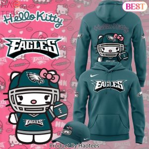 2024 Philadelphia Eagles x Hello Kitty Design Hoodie