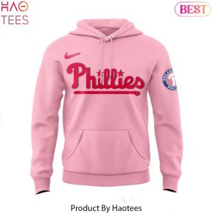 2024 Philadelphia Phillies x Hello Kitty Night Design Hoodie – Pink