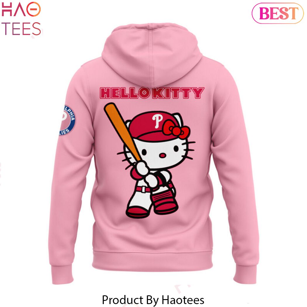 2024 Philadelphia Phillies x Hello Kitty Night Design Hoodie - Pink 2024 Philadelphia Phillies x Hello Kitty Night Design Hoodie - Pink