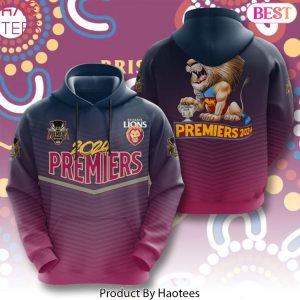 2024 Premiers Brisbane Lions Champions Design Hoodie