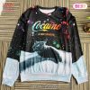 Cat Cocaine Everywhere Let It Snow Ugly Christmas Sweater Sweatshirt