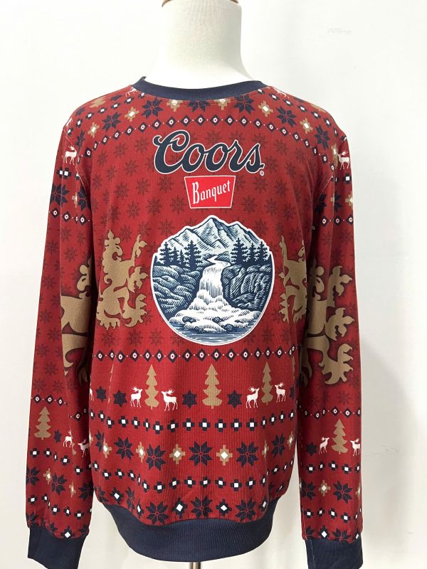 Coors Banquet Ugly Christmas Sweater