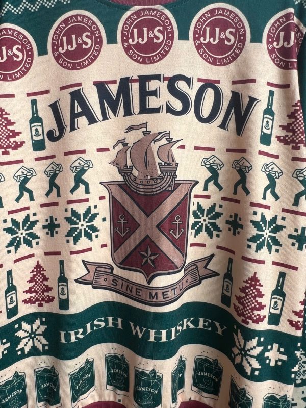 Jameson Irish Whiskey Ugly Christmas Sweater