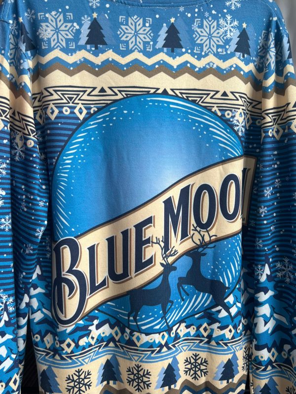 Blue Moon Wheat Beer Christmas Sweater