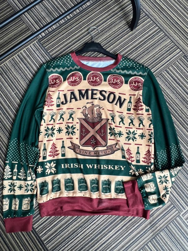 Jameson Irish Whiskey Ugly Christmas Sweater