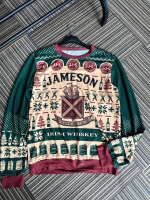 Jameson Irish Whiskey Ugly Christmas Sweater