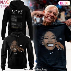 Aja Wilson 2024 MVP Las Vegas Aces Design  Hoodie – Black