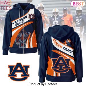 Auburn Tigers War Damn Eagle Zip Hoodie