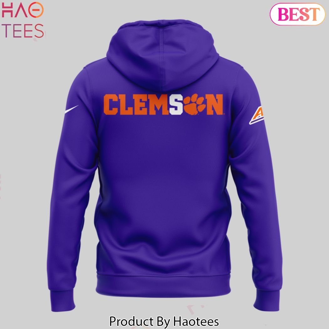 Believe Clemson Tigers Football Design Hoodie - Purple Believe Clemson Tigers Football Design Hoodie - Purple