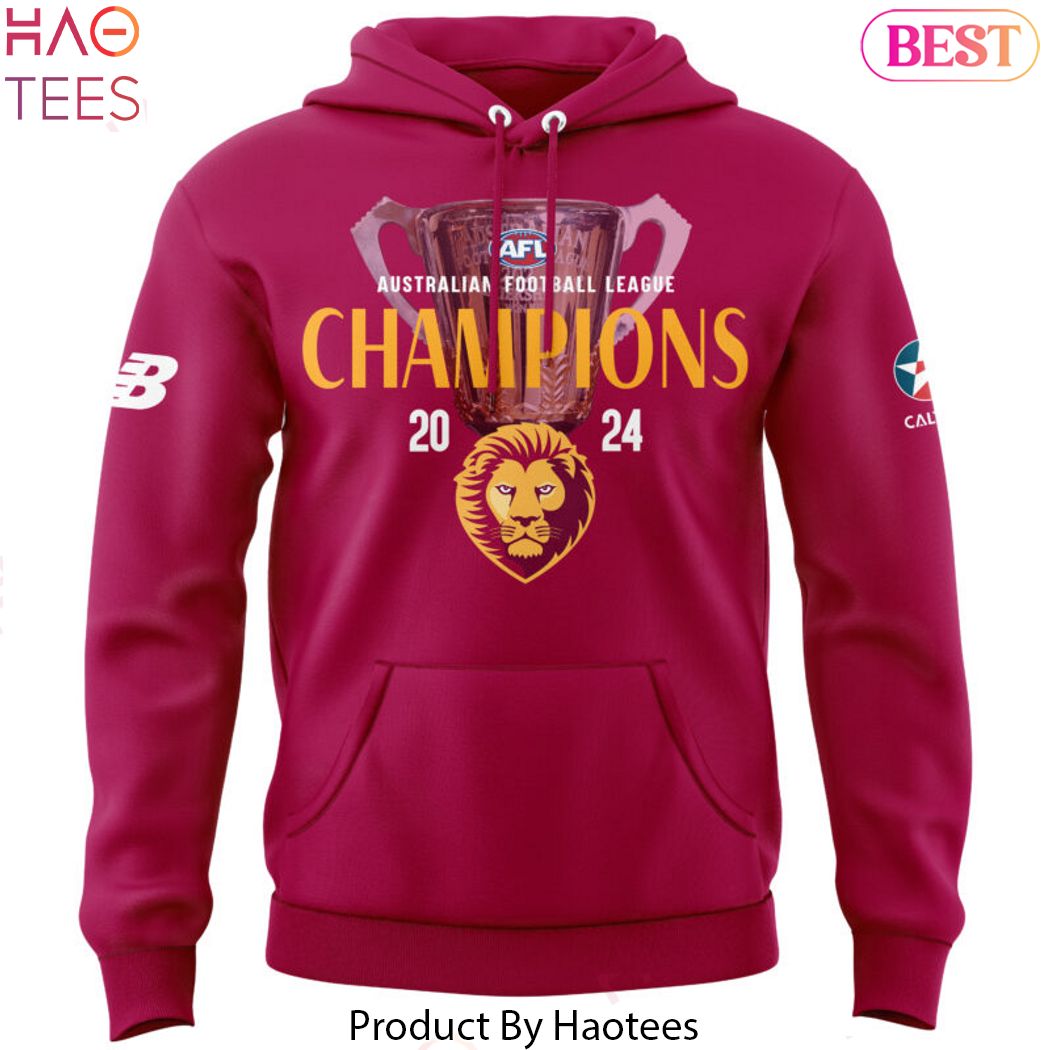 Brisbane Lions 2024 Champions Australian Football League Premiers Design Hoodie Brisbane Lions 2024 Champions Australian Football League Premiers Design Hoodie