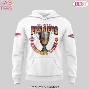 Brisbane Lions 2024 Champions Australian Football League Premiers Design Hoodie – White