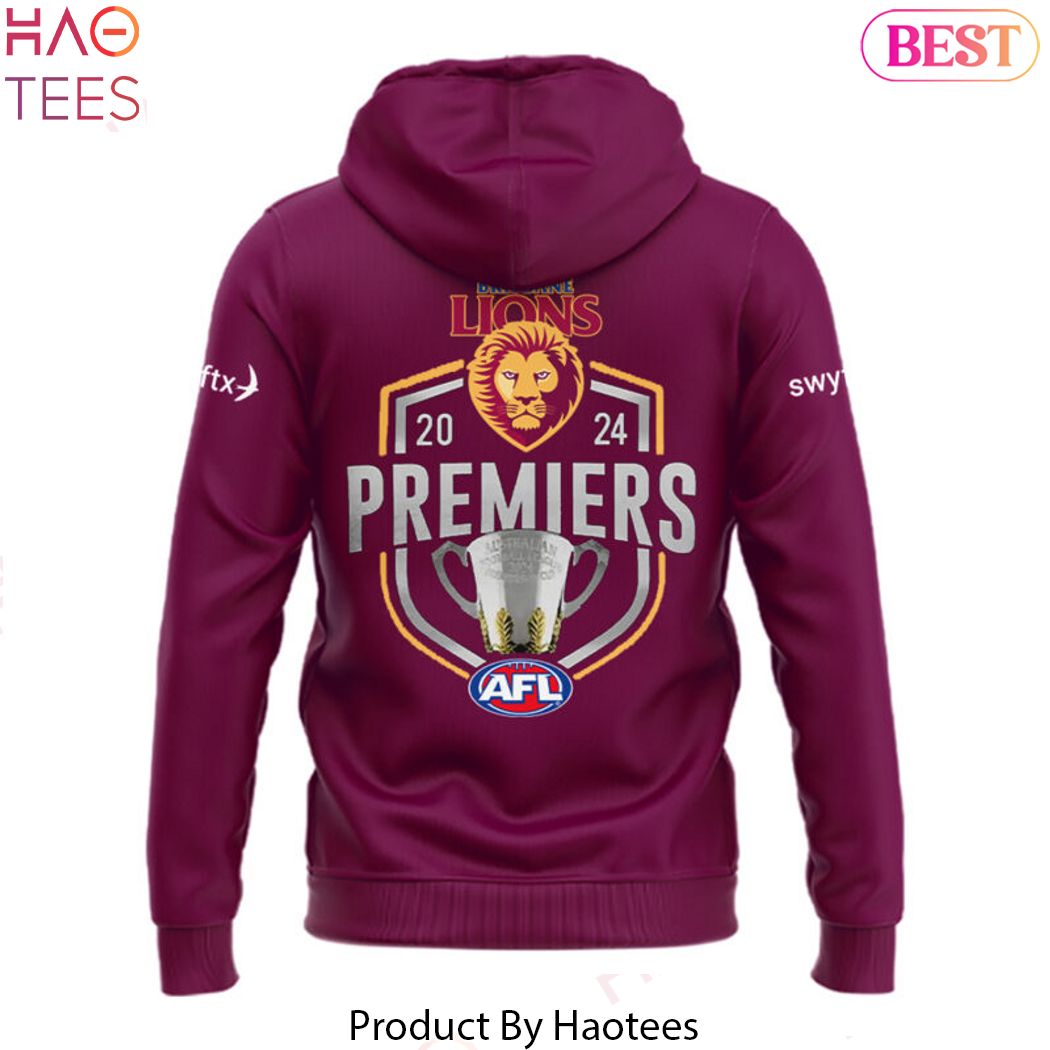 Brisbane Lions 2024 Champions Premiers Hoodie Brisbane Lions 2024 Champions Premiers Hoodie