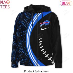 Buffalo Bills Here We Go Buffalo Design Zip Hoodie