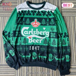 Carlsberg Beer 1847 Xmas Ugly Christmas Sweater