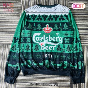 Carlsberg Beer 1847 Xmas Ugly Christmas Sweater