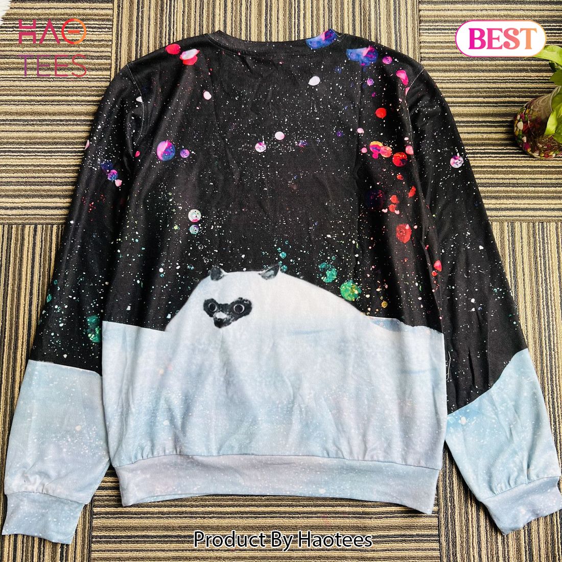 Cat Cocaine Everywhere Let It Snow Ugly Christmas Sweater Sweatshirt Cat Cocaine Everywhere Let It Snow Ugly Christmas Sweater Sweatshirt
