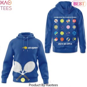 Celebrating The Power Of Tennis 2024 Us Open Design Hoodie