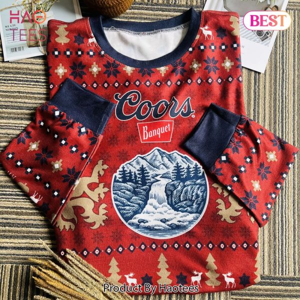 Coors Banquet Reindeer Xmas Ugly Christmas Sweater