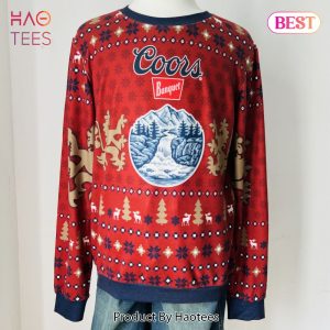 Coors Banquet Reindeer Xmas Ugly Christmas Sweater