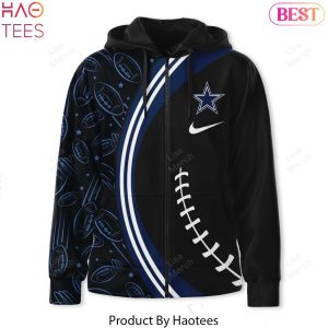 Dallas Cowboys Here We Go Cowboys Zip Hoodie
