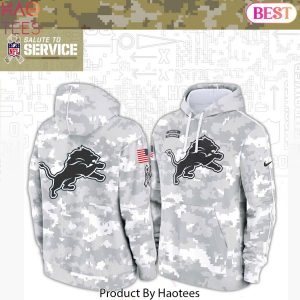 Detroit Lions 2024 Salute To Service Hoodie