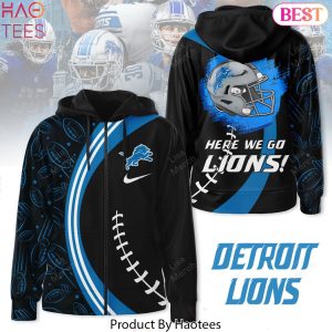 Detroit Lions Here We Go Lions Zip Hoodie