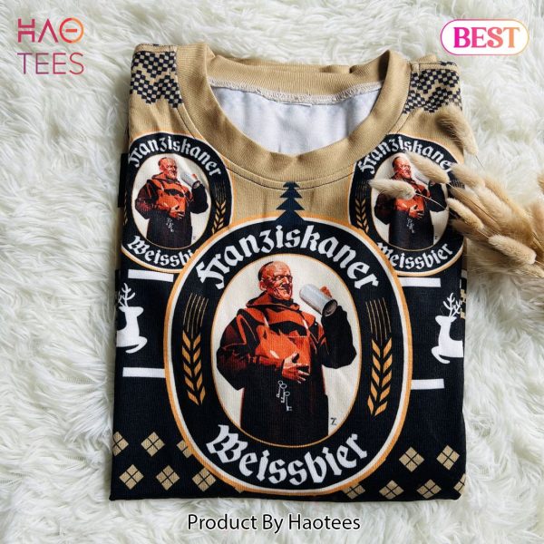 Franziskaner Hefe Weissbier Beer Holiday Ugly Christmas Sweater