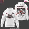 Georgia Bulldogs Go Dawgs Design Hoodie – White