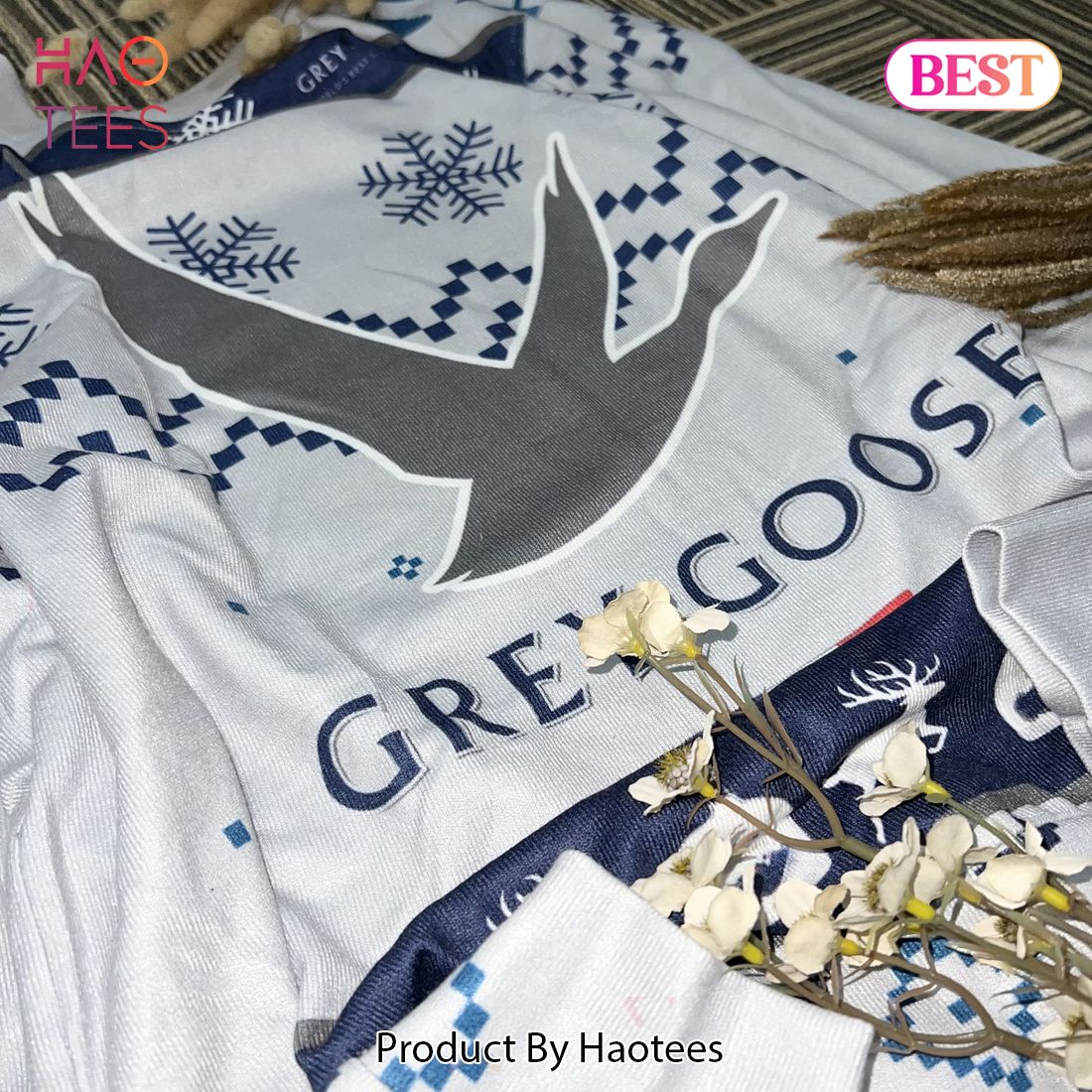 Grey Goose Vodka Ugly Christmas Sweater Grey Goose Vodka Ugly Christmas Sweater