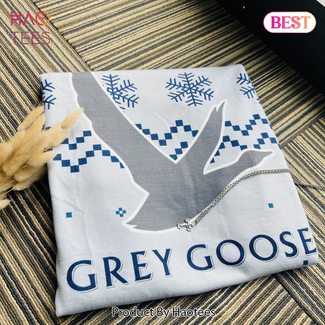 Grey Goose Vodka Ugly Christmas Sweater Grey Goose Vodka Ugly Christmas Sweater