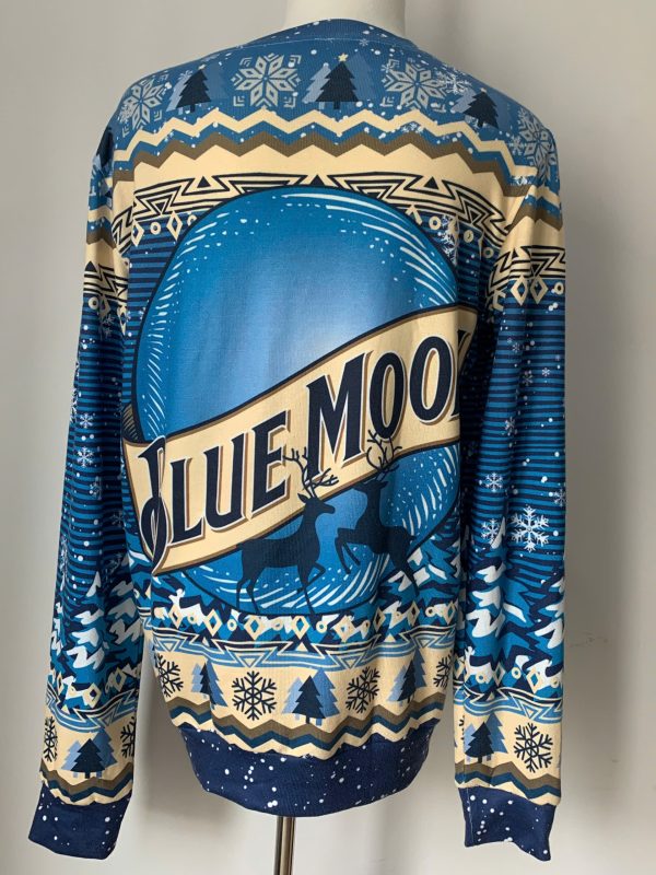Blue Moon Wheat Beer Christmas Sweater