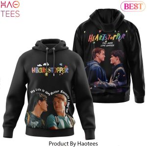 Heartstopper Fall Hard Love Harder Design Hoodie