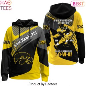 Iowa Hawkeyes On Iowa Proudly At The Fore Design Hoodie