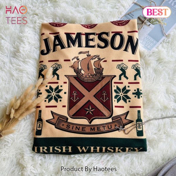 Jameson Irish Whiskey Alcohol Ugly Christmas Sweater