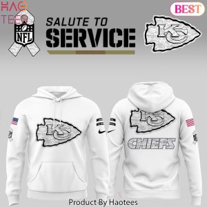 Kansas City Chiefs 2024 Salute To Service Design Hoodie – White