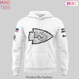 Kansas City Chiefs 2024 Salute To Service Design Hoodie – White