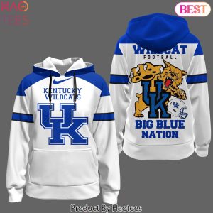Kentucky Wildcats Football Big Blue Nation Design Hoodie
