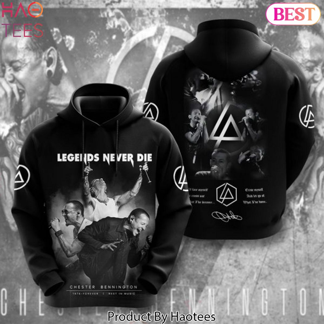 Linkin Park x Chester Bennington Legends Never Die Signature Hoodie Linkin Park x Chester Bennington Legends Never Die Signature Hoodie