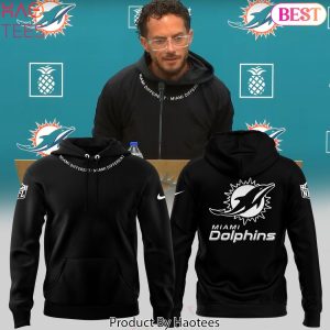 Miami Dolphins Miami Different Design Hoodie – Black
