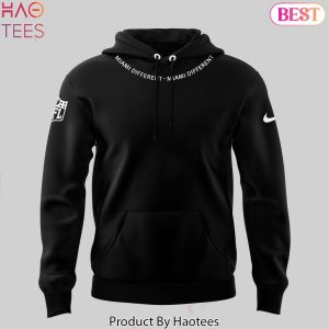 Miami Dolphins Miami Different Design Hoodie – Black