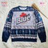 Pabst Blue Ribbon Beer Xmas Ugly Christmas Sweater