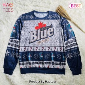 New Labatt Blue Ugly Christmas Sweater