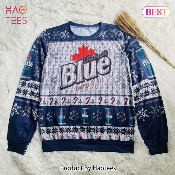 New Labatt Blue Ugly Christmas Sweater
