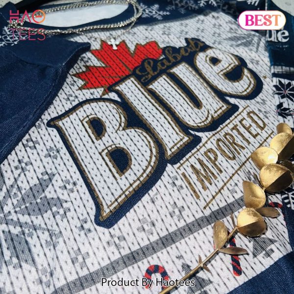 New Labatt Blue Ugly Christmas Sweater