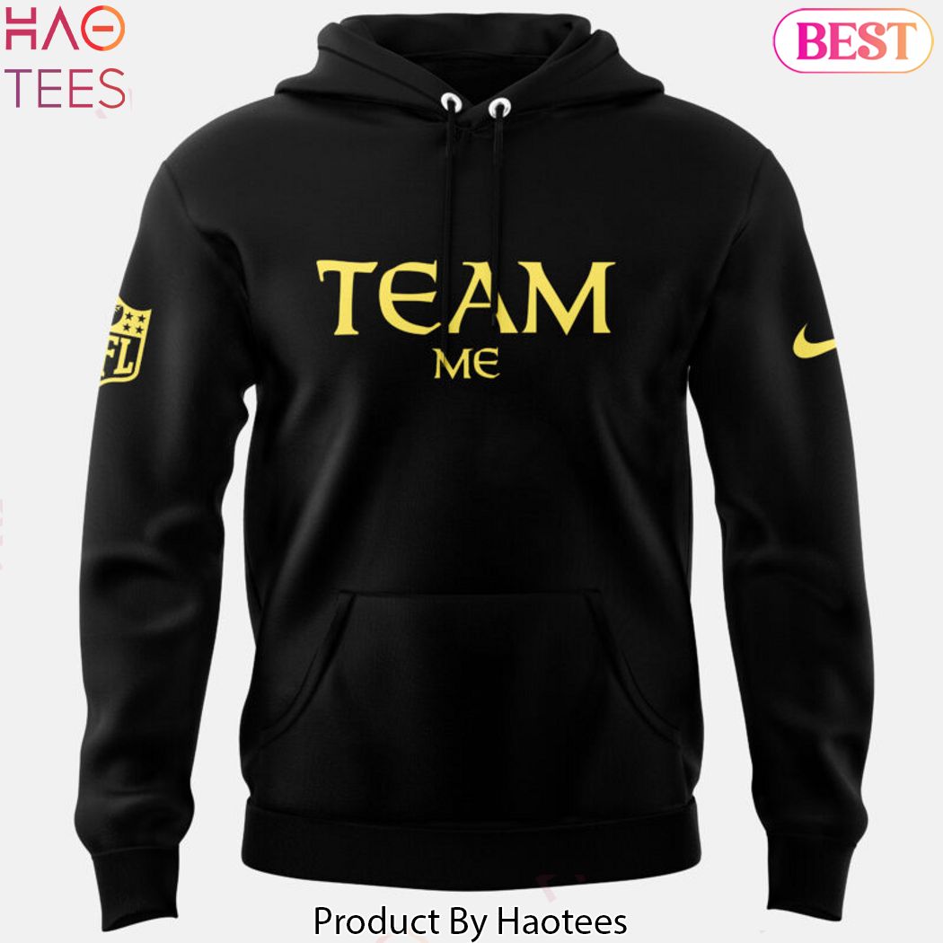 New Orleans Saints Team Me Design Hoodie - Black New Orleans Saints Team Me Design Hoodie - Black