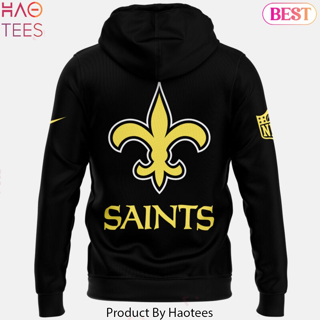 New Orleans Saints Team Me Design Hoodie - Black New Orleans Saints Team Me Design Hoodie - Black