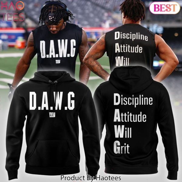 New York Giants D.A.W.G Hoodie – Black